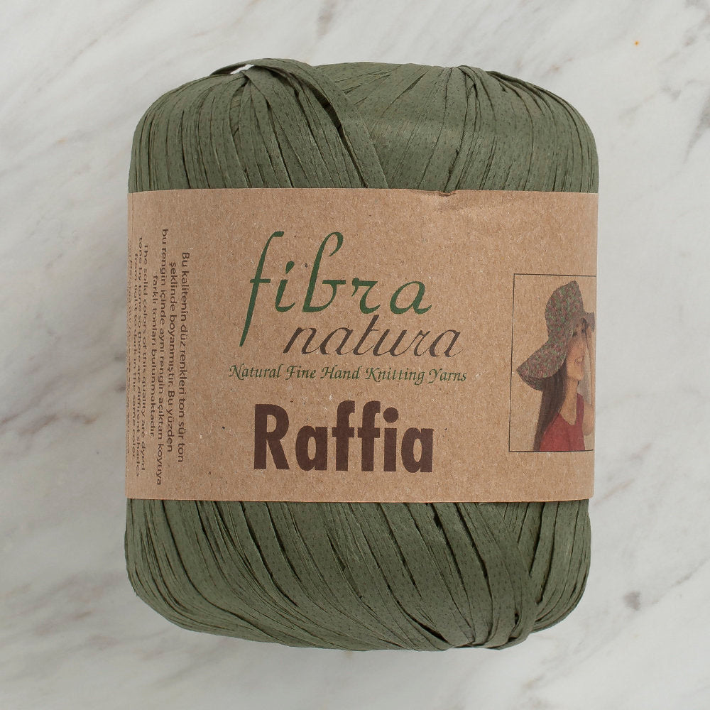 Fibra Natura Raffia 40gr Koyu Yeşil Kağıt pi - 116-05