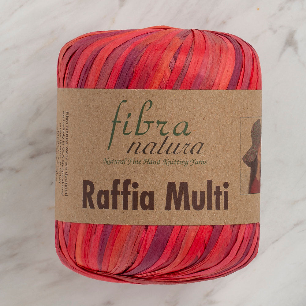 Fibra Natura Raffia Multi 35gr Ebruli Kağıt İp - 117-02