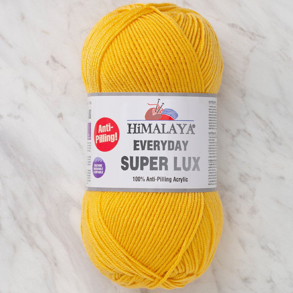 Himalaya Everyday Super Lux Sarı El Örgü İpi - 73405