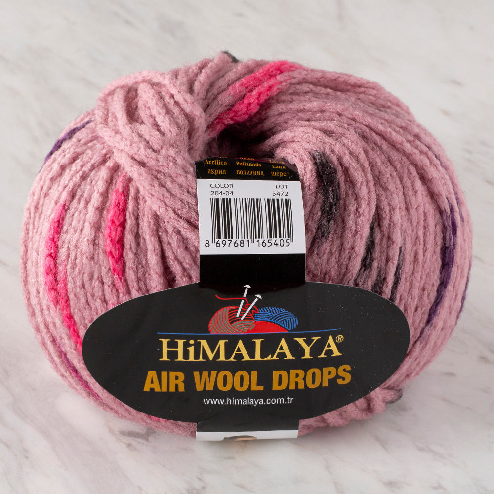 Himalaya Air Wool Drops Gül Kurusu El Örgü İpi - 20404