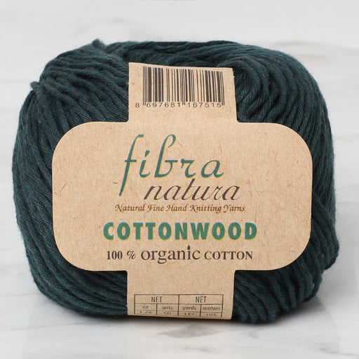Fibra natura cottonwood koyu yeşil El Örgü İpi - 41115