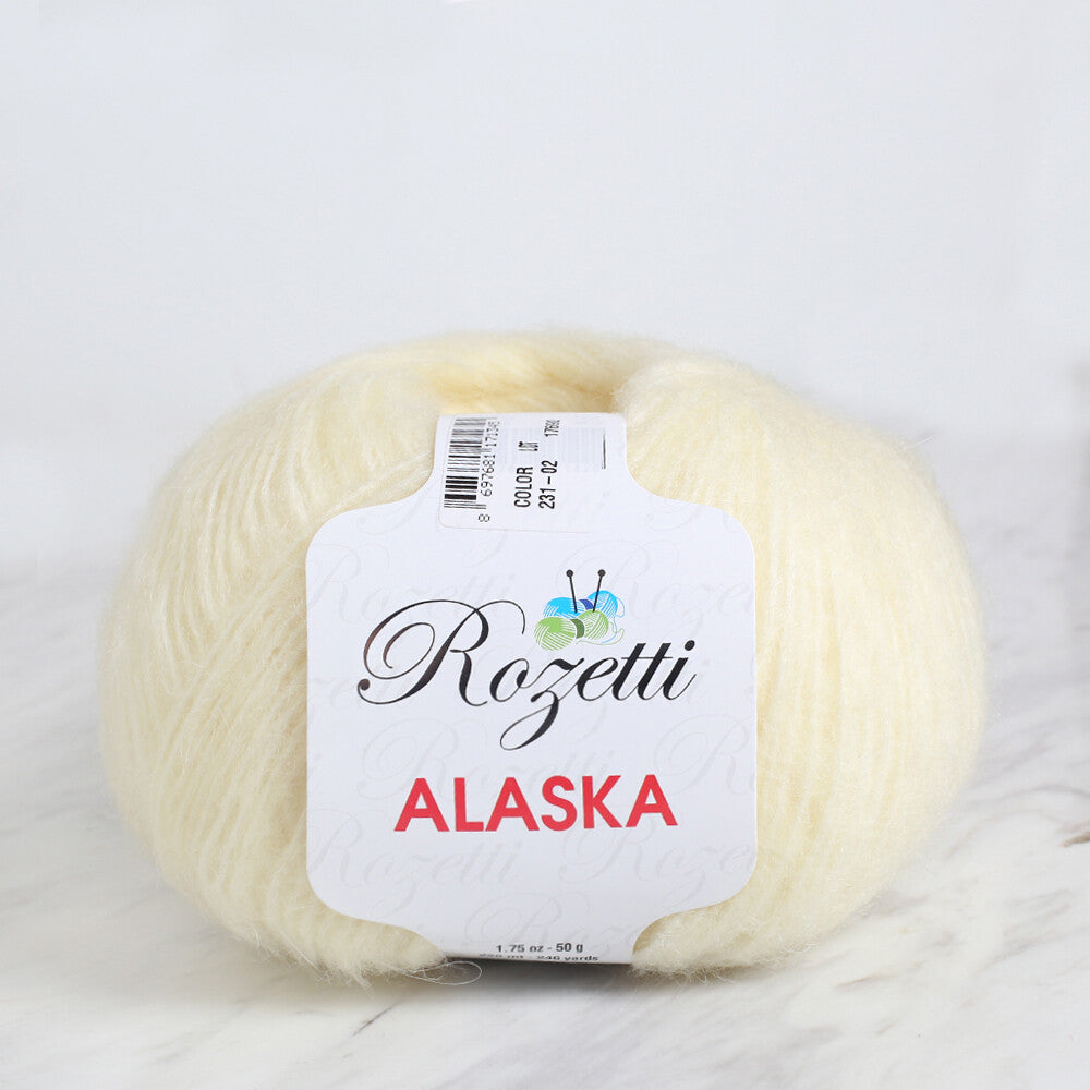 Rozetti Alaska Açık Sarı El Örgü İpi - 231-02