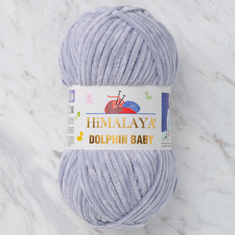 Himalaya Dolphin Baby Gri Kadife Bebek Yünü - 80351