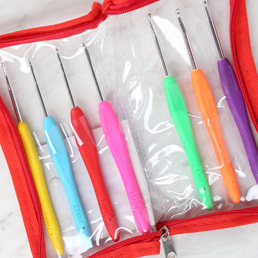 Loren Crafts 7'li Silikon Saplı Tığ Seti LRN-343