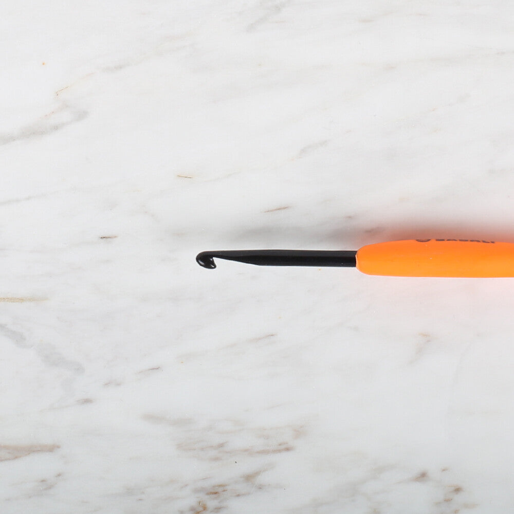 Yabalı Siyah Uçlu Yumuşak Saplı Turuncu Yün Tığ YBL - 041 4,5 mm