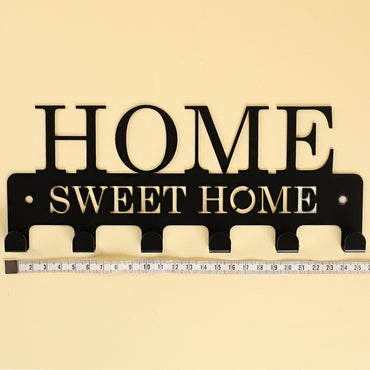 Loren Home Siyah Metal Sweet Home Anahtarlık