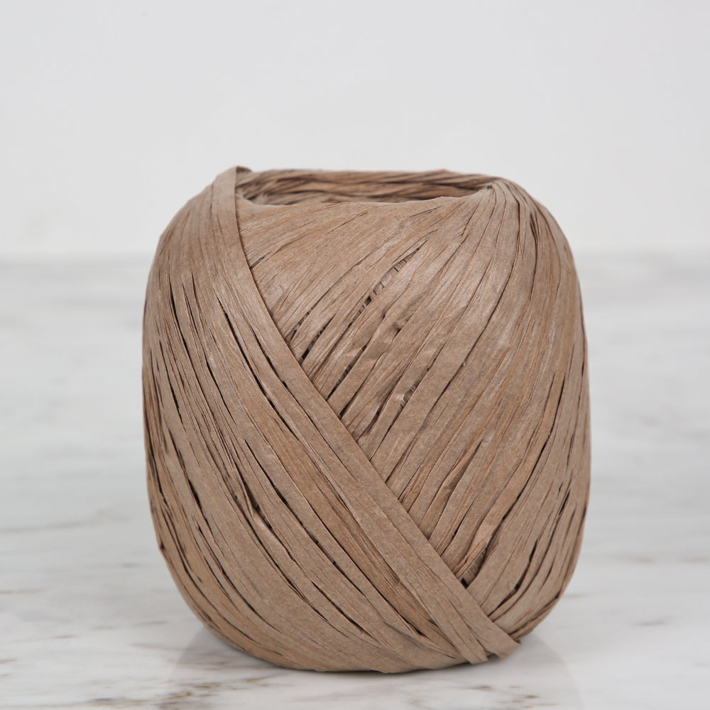 İplix Natural Raffia Kahverengi Kağıt İp - 34