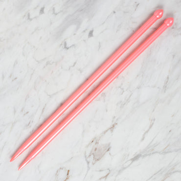 Pony Pearl 10.00 mm 35 cm Pembe Plastik Şiş - 33638