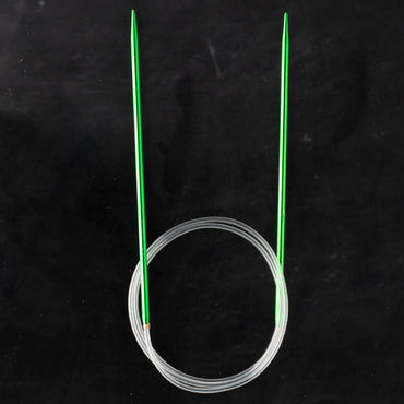 Pony Colour 3.25 mm 80 cm Misinalı Örgü Şişi - Yeşil - 48406