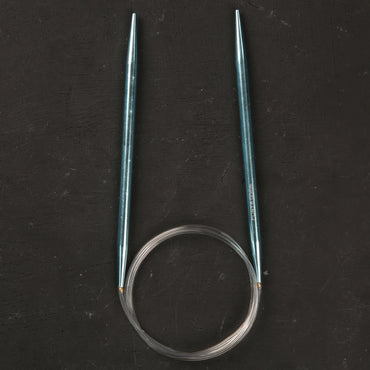 Pony Colour Smooth Durable 80 cm 6 mm Mavi Misinalı Örgü Şişi - 48413