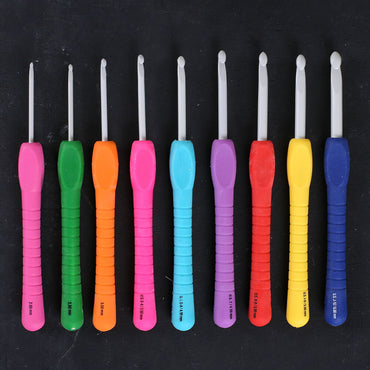 PONY EASY GRİP 9'LU 14 CM YUMUŞAK SAPLI YÜN TIĞ SETİ - 56835