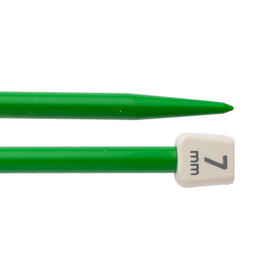 Pony Colour 7 mm 35 cm Yeşil Plastik Örgü Şişi - 57665