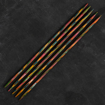 KnitPro Symfonie 3,5 mm 20 cm Ahşap 5'li Çorap Şişi - 20107