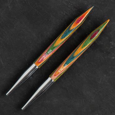 KnitPro Symfonie 8 mm Değiştirilebilir Ahşap Misinalı Şiş Ucu - 20409