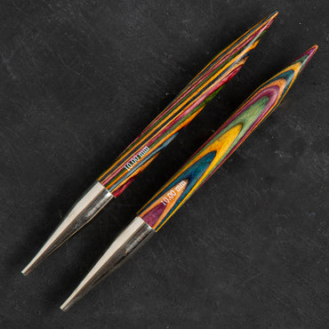 KnitPro Symfonie 10 mm Değiştirilebilir Ahşap Misinalı Şiş Ucu - 20411