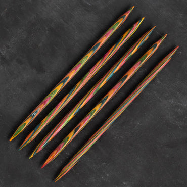 KnitPro Symfonie 7 mm 20 cm Ahşap 5'li Çorap Şişi - 20116