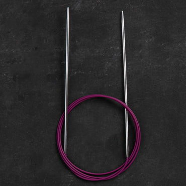 KnitPro Nova Metal 2.5 Mm 100 Cm Metal Mor Misinalı Şiş - 10363