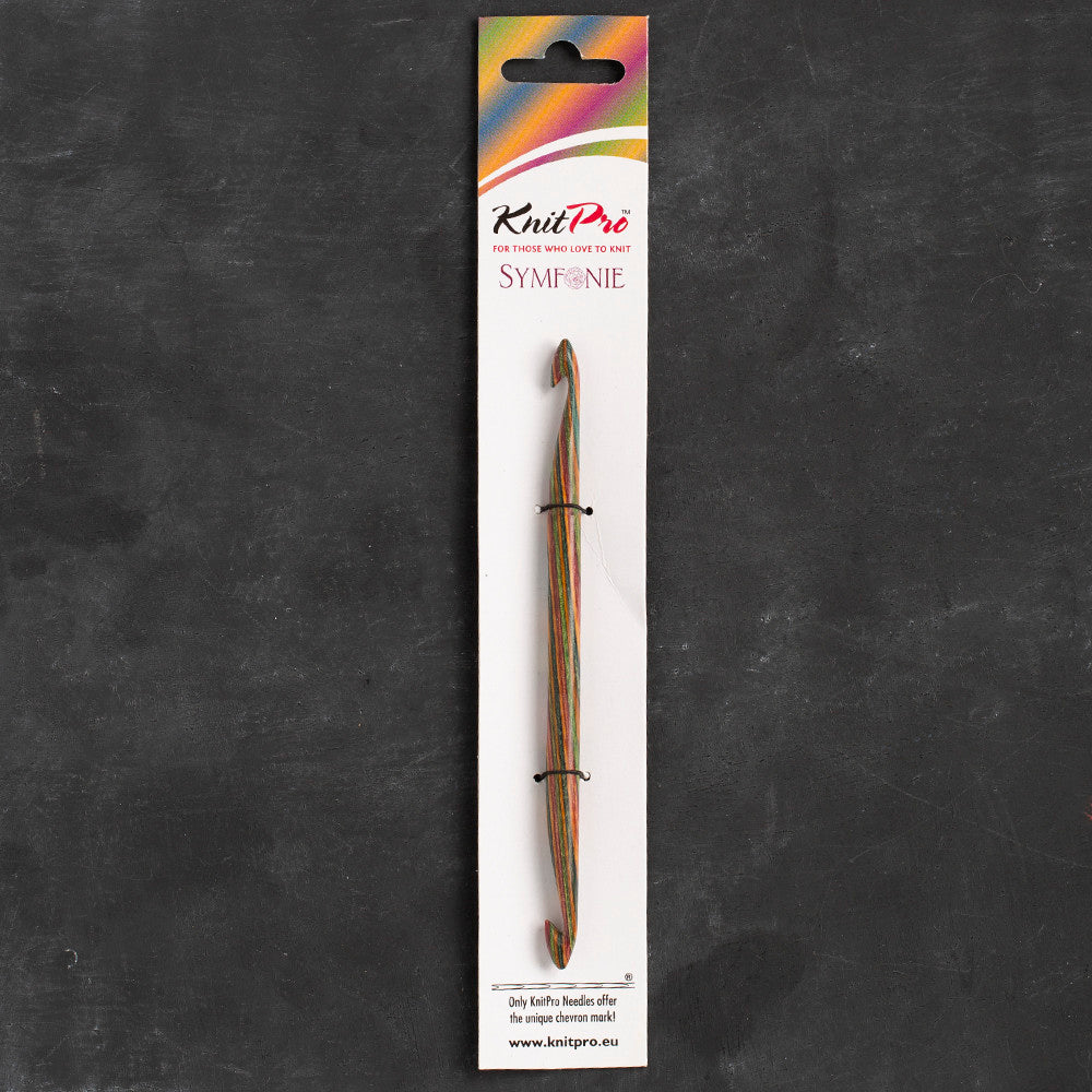 KnitPro Symfonie 7 mm - 8 mm 15 cm Çift Uçlu Tunus Tığı - 20724