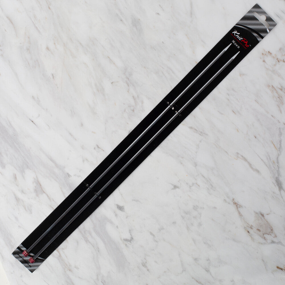 KnitPro Nova Metal 4 mm 40 cm Metal Örgü Şişi - 10255