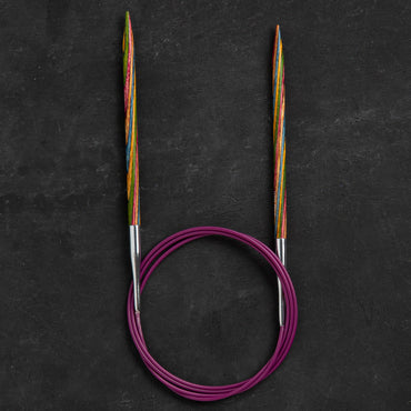 KnitPro Symfonie 5 mm 100 cm Ahşap Misinalı Şiş - 21354