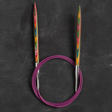 KnitPro Symfonie 6 mm 100 cm Ahşap Misinalı Şiş - 21356