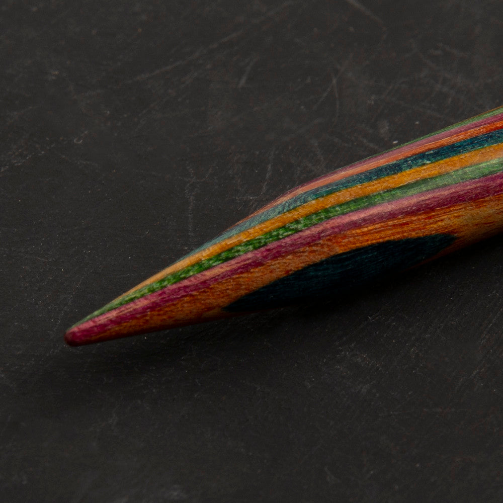 KnitPro Symfonie 9 mm 100 cm Ahşap Misinalı Şiş - 21360