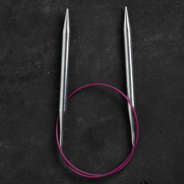 KnitPro Nova Metal 8 Mm 60 Cm Metal Mor Misinalı Şiş - 11329