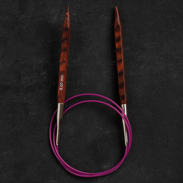 Knitpro Symfonie Cubics 8mm 80cm Kübik Misinalı Şiş - 25340