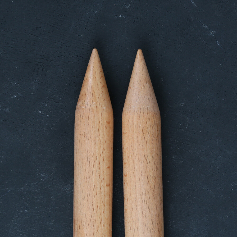 KnitPro Jumbo Birch Huş Ağacı 25 mm 40 cm Örgü Şişi - 35291