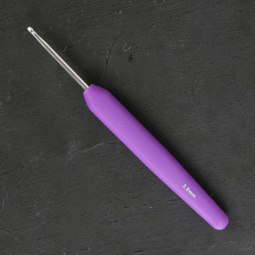 KnitPro Waves 3mm Mor Yumuşak Saplı Yün Tığ - 30905