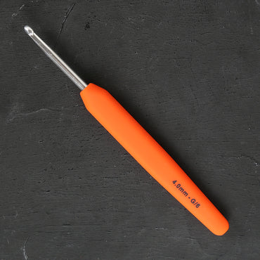 Knitpro Waves 4mm Turuncu Yumuşak Saplı Yün Tığ - 30909