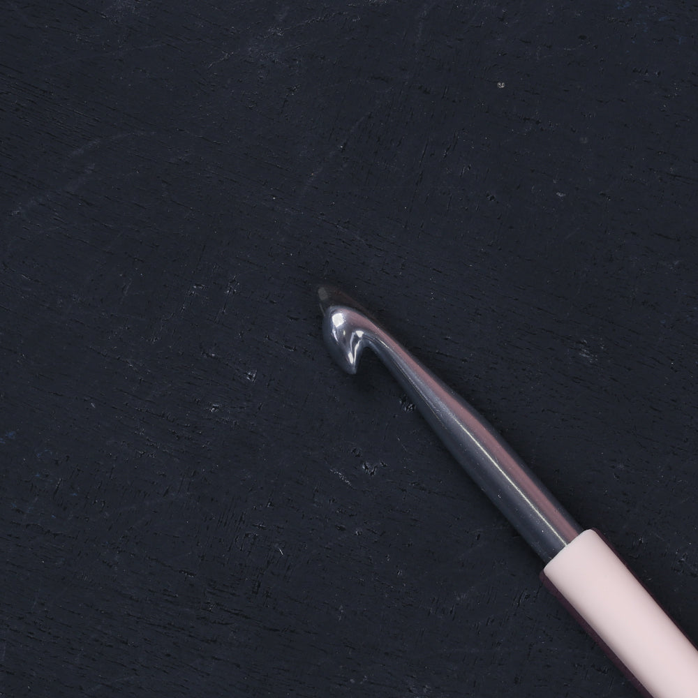 Knitpro Waves 6.5mm Krem Yumuşak Saplı Yün Tığ - 30914