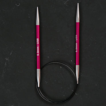 Knitpro Zing 5 Mm 40 Cm Pembe Misinalı Şiş - 47071