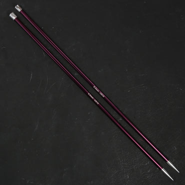 Knitpro Zing 6 mm 35 cm Mor Metal Örgü Şişi - 47303