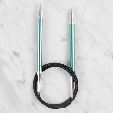 KnitPro ZİNG 8 MM 120 Cm MAVİ MİSİNALI ŞİŞ - 47196