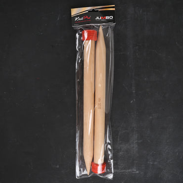 KnitPro Jumbo Birch Huş Ağacı 30 mm 40 cm Örgü Şişi - 35292