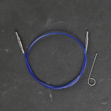 KnitPro 32 cm Tekli Ara Bağlantı Misinası Mavi - 10632