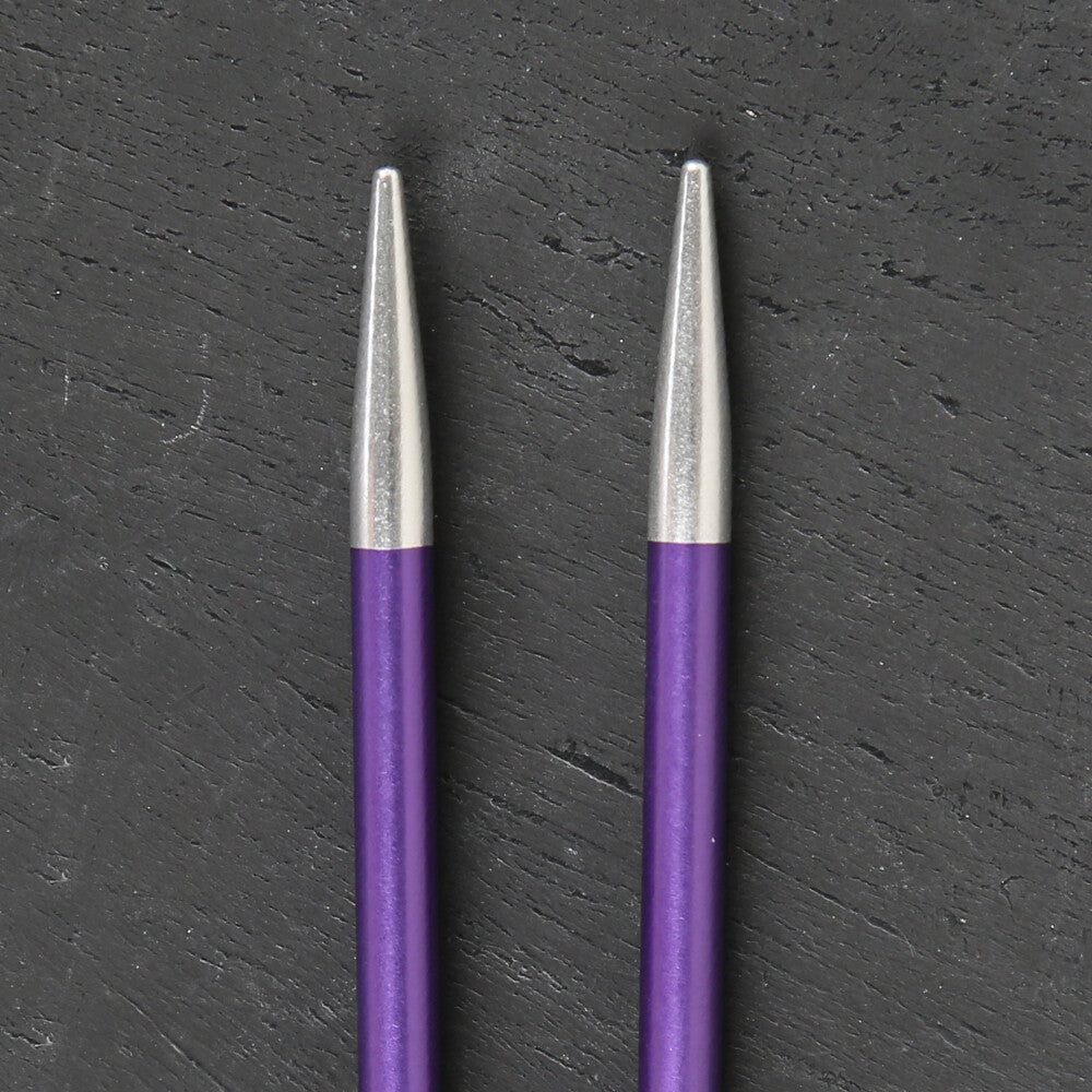Knitpro Zing 3.75 mm Değiştirilebilir Misinalı Şiş Ucu Mor - 47502
