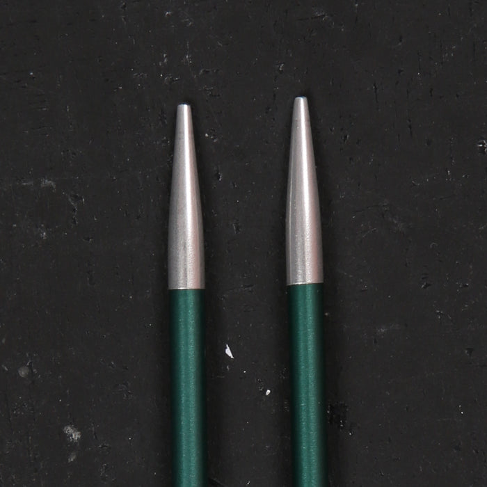 Knitpro Zing 3.00mm Değiştirilebilir Misinalı Kısa Şiş Ucu Yeşil - 47528