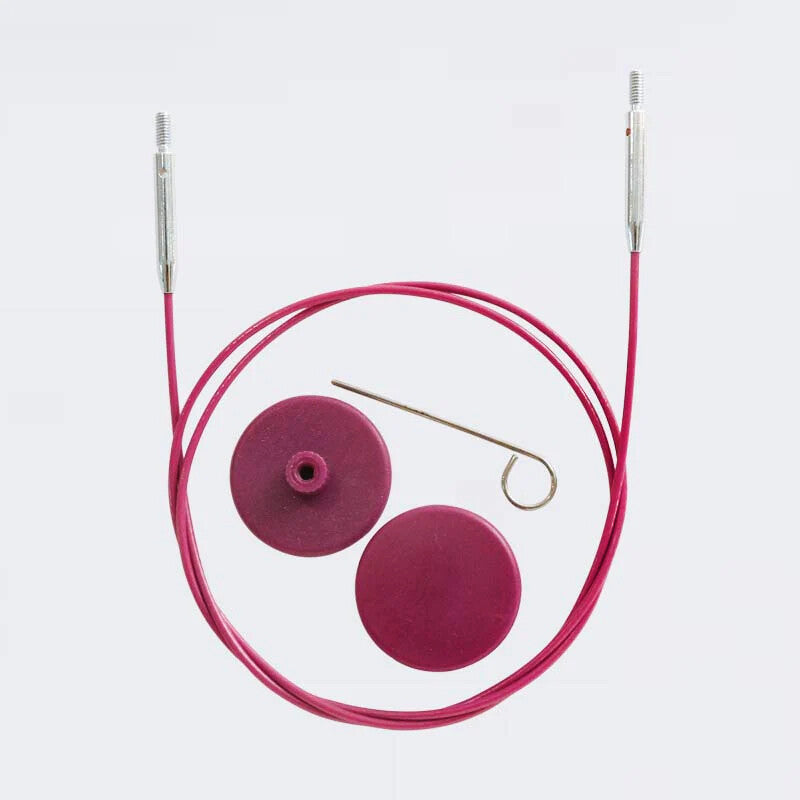 Knitpro 28 cm Tekli Ara Bağlantı Misinası Mor - 10642