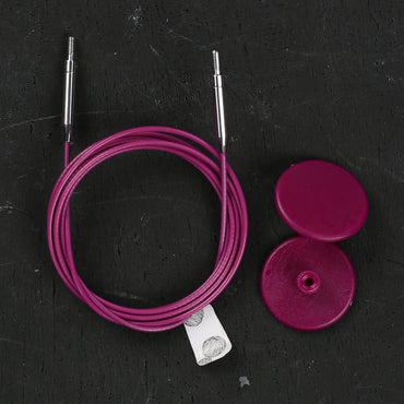 KnitPro Mor 120 cm Tekli Ara Bağlantı Misinası - 10646