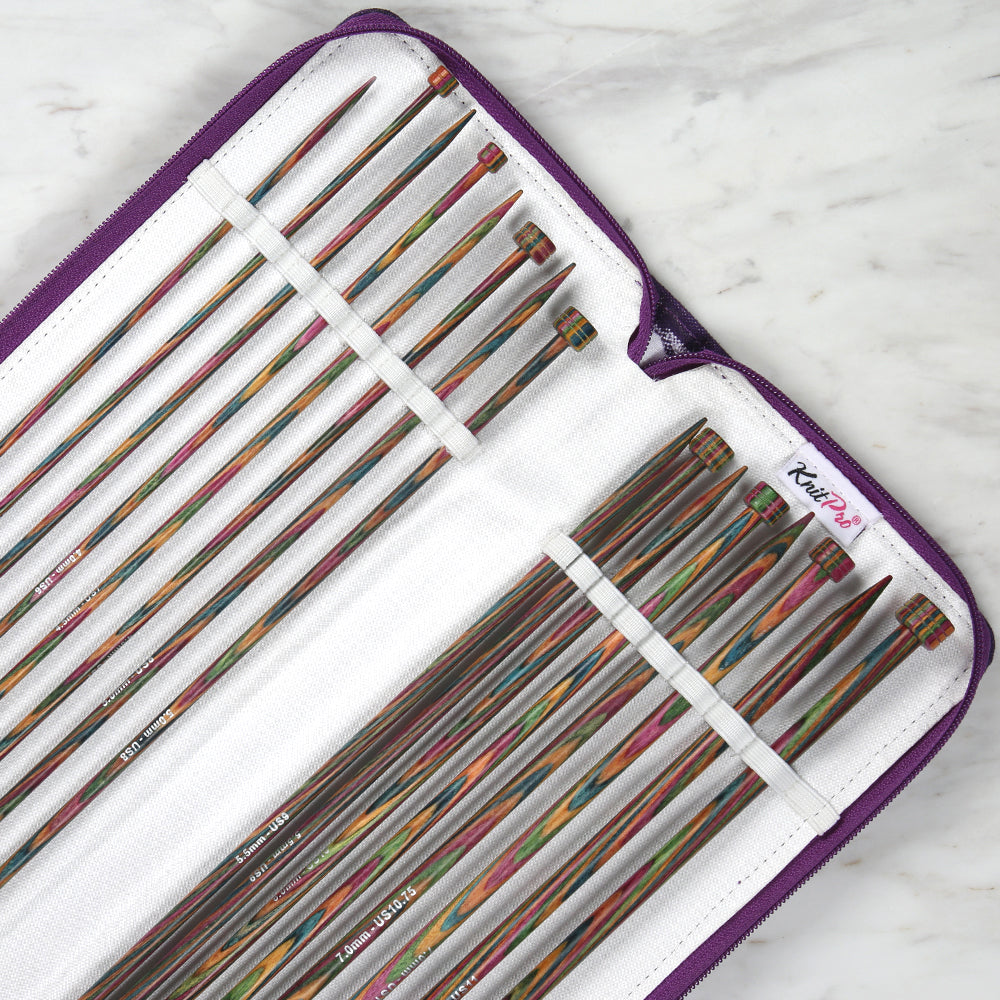 Knitpro Symfonie Ahşap Örgü Şiş Seti (35cm) - 20667