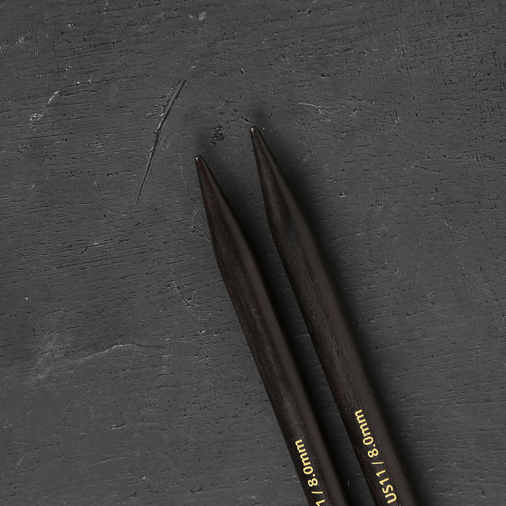 Knitpro Lanternmoon Abanoz Ağacı Değiştirilebilir 10'lu Şiş Seti - Heirloom - 350301