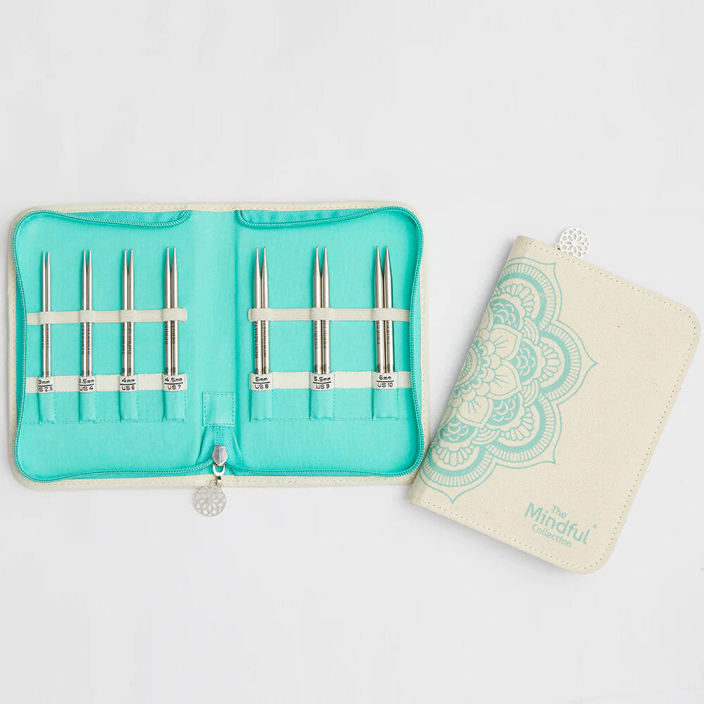 KnitPro Mindful Kindness Değiştirilebilir Misinalı Şiş Seti 10 cm – 36311