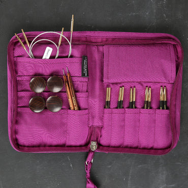 Knitpro Lanternmoon Abanoz Ağacı Değiştirilebilir 5'li Şiş Seti - Grace - 350314