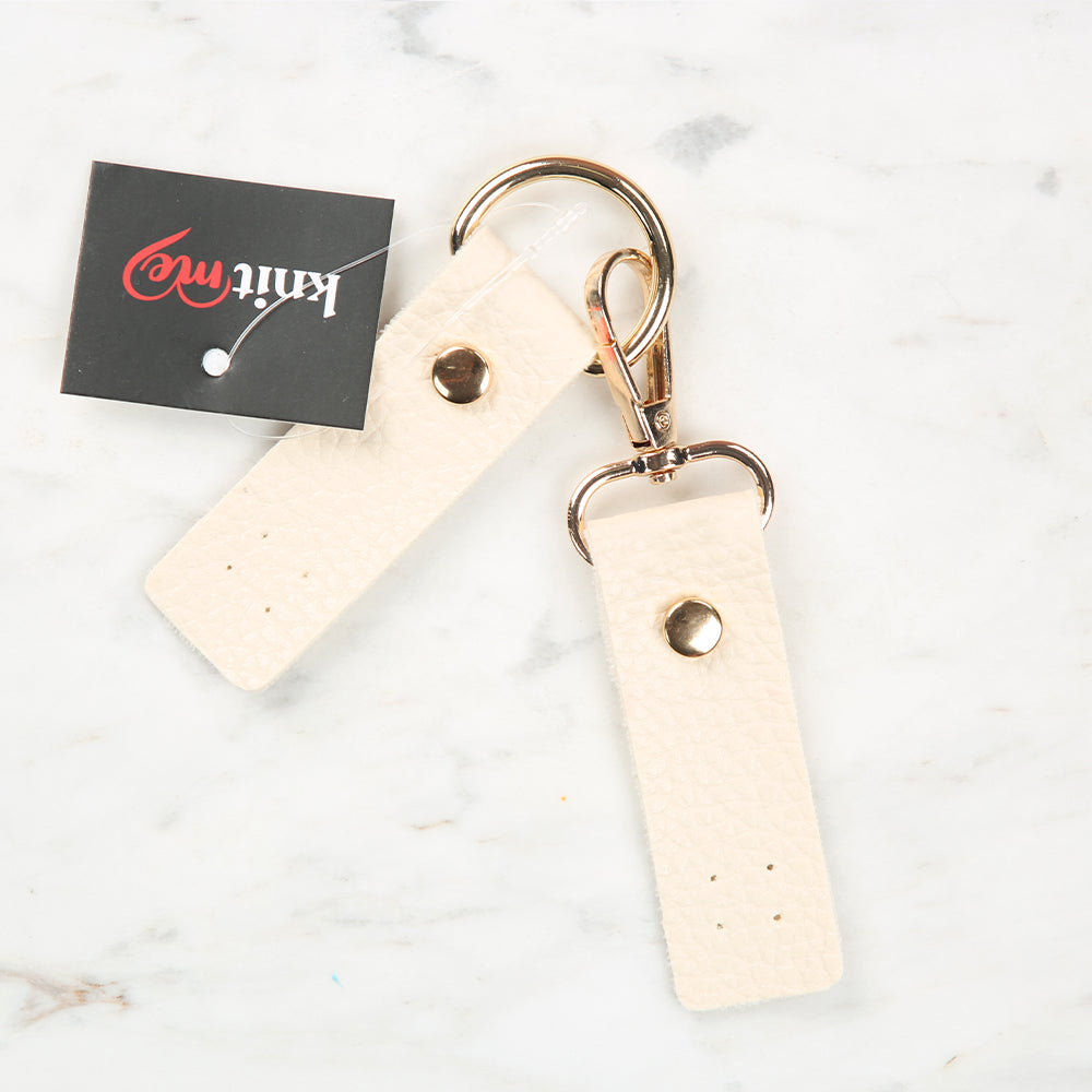 Knitme Yay Kancalı Kilit 2,5x20 cm Krem BA-0056