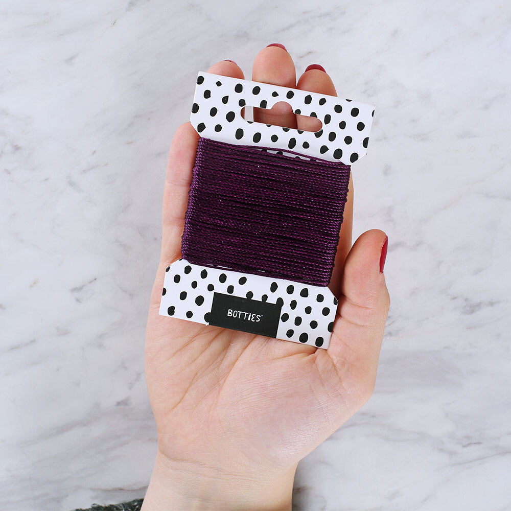 BOTTİES Örgü Ayakkabı Dikme İpi Mor 14m - N047