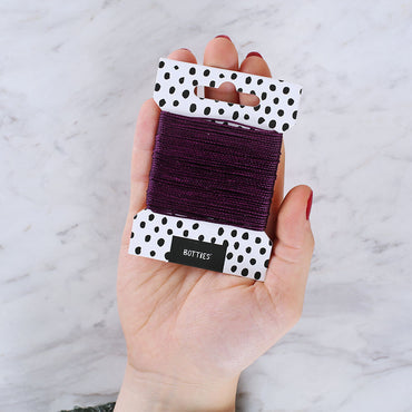 BOTTİES Örgü Ayakkabı Dikme İpi Mor 14m - N047