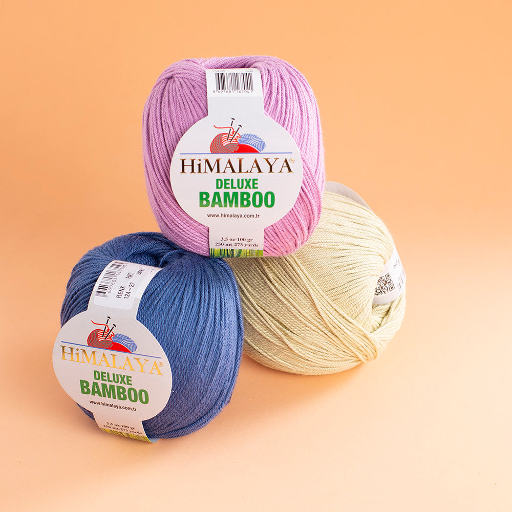 Himalaya Deluxe Bamboo Gri El Örgü İpi 124-26
