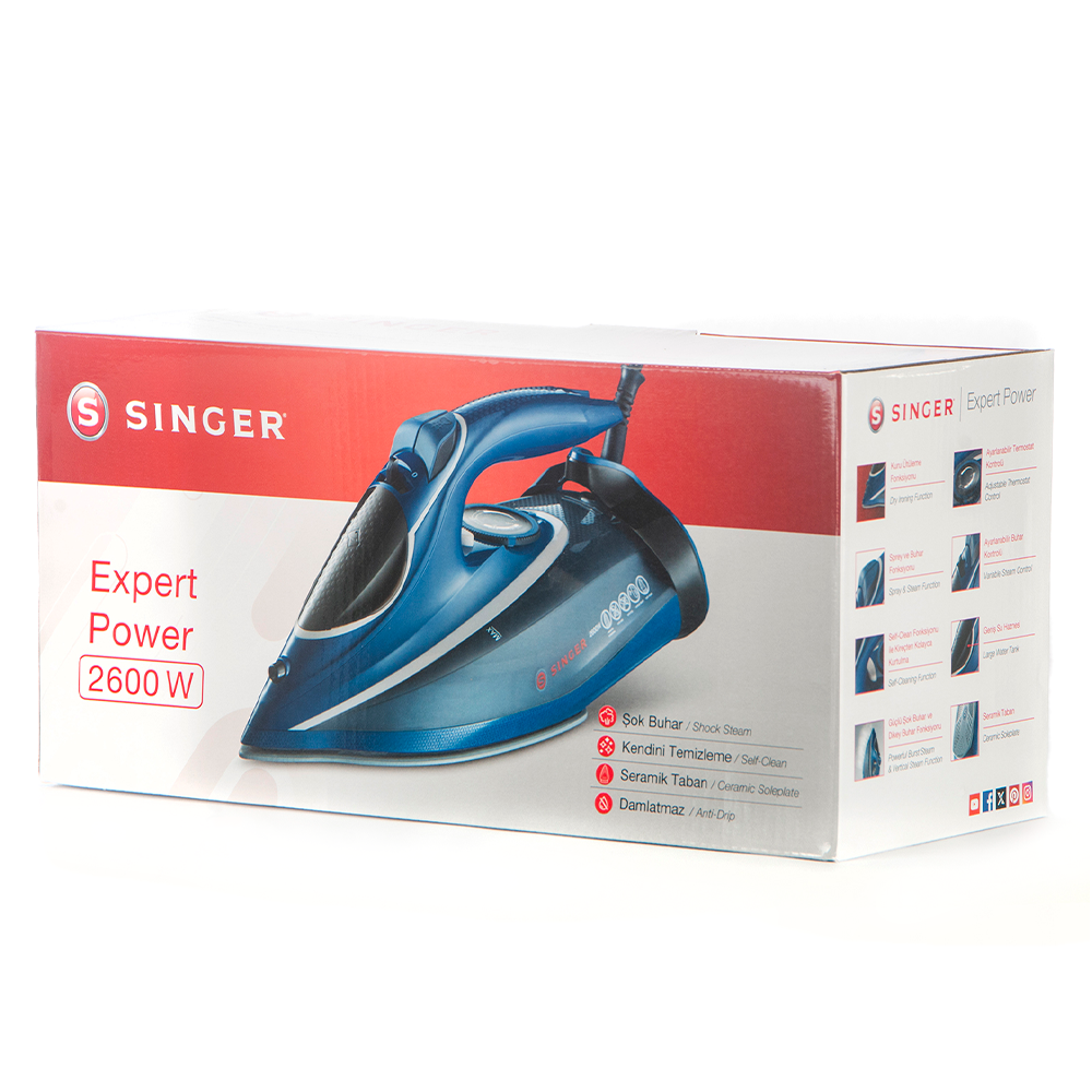 Singer Expert Power 2600 W Buharlı Ütü